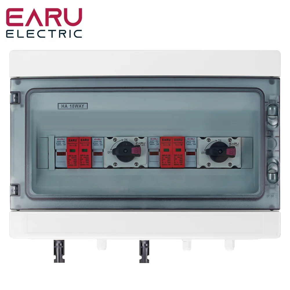 DC 1000V 2 Input 2 Output Solar Photovoltaic PV Combiner Box With Surge Lightning Protection DC Fuse MCB SPD Waterproof Box IP65
DC 1000V 2 Input 2 Output Solar Photovoltaic PV Combiner Box With Surge Lightning Protection DC Fuse MCB SPD Waterproof Box IP65