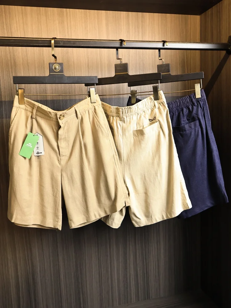 Men's Casual Linen Blend Breathable mid Waist Pleated Shorts Summer Fashion Urban Style Straight Leg Pants Comfortable Fit
Men's Casual Linen Blend Breathable mid Waist Pleated Shorts Summer Fashion Urban Style Straight Leg Pants Comfortable Fit