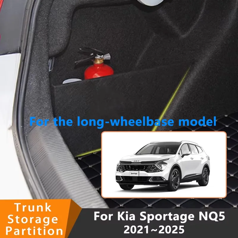 Auto Accessories For Kia Sportage NQ5 2021~2025 2023 2024 Car Organizer Trunk Side Partition Trunk Interior Storage Box Parts
Auto Accessories For Kia Sportage NQ5 2021~2025 2023 2024 Car Organizer Trunk Side Partition Trunk Interior Storage Box Parts