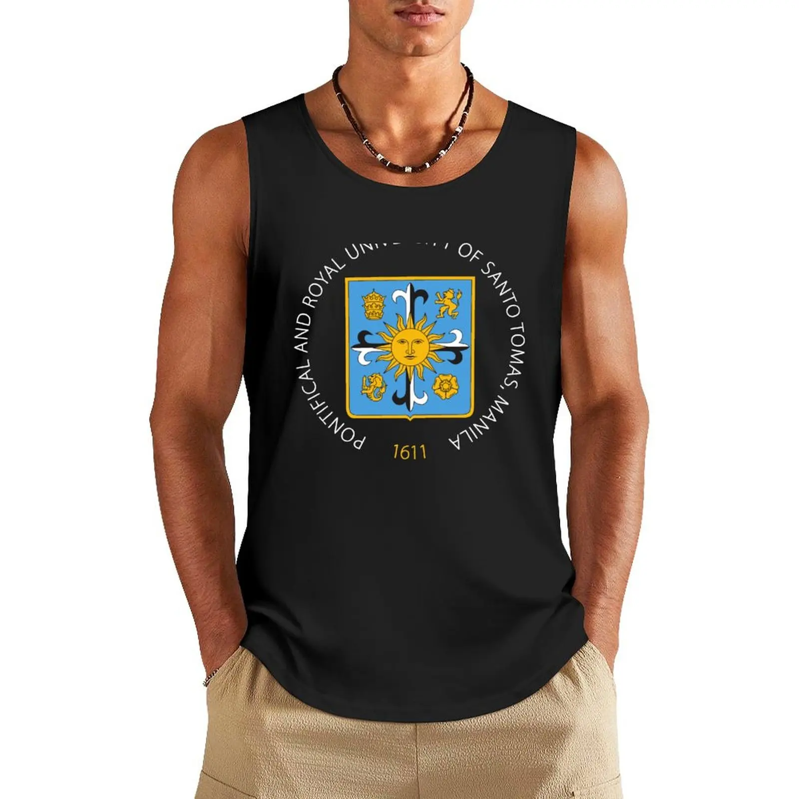 Manila UST University of Santo Tomas (Philippines) Tank Top sleeveless Men's cotton t-shirt vests for men Male vest
Manila UST University of Santo Tomas (Philippines) Tank Top sleeveless Men's cotton t-shirt vests for men Male vest