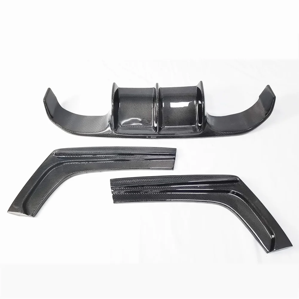 An-style M3 carbon fiber rear bumper lip separator V-shaped rear diffuser for BMW 3 Series F30 F80
An-style M3 carbon fiber rear bumper lip separator V-shaped rear diffuser for BMW 3 Series F30 F80