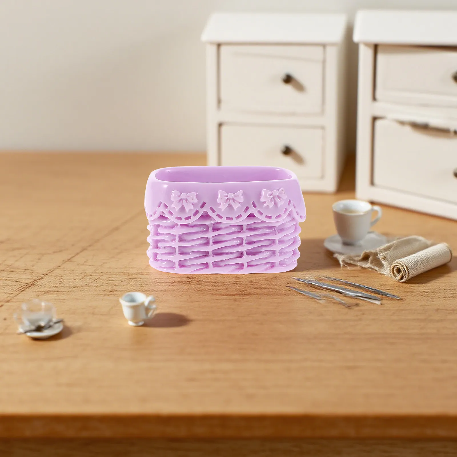 18Pcs Mini Woven Baskets Realistic Rattan Design for Miniature Food Storage Flower Container Pretend Play Farmhouse Decor
18Pcs Mini Woven Baskets Realistic Rattan Design for Miniature Food Storage Flower Container Pretend Play Farmhouse Decor