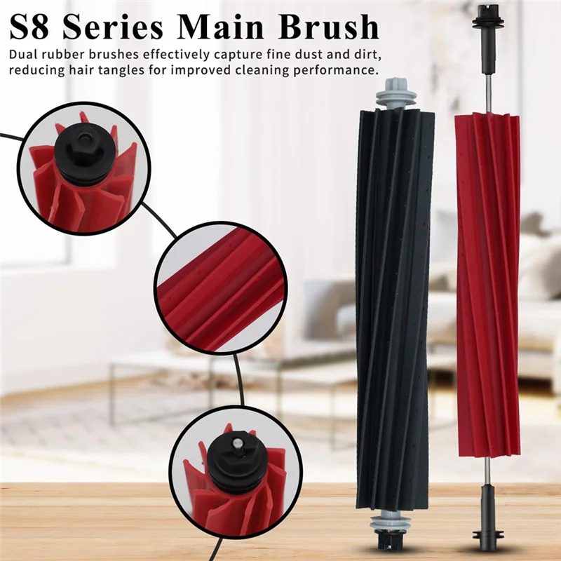 N11R Spare Parts For Roborock S8 Pro Ultra / S8+/ S8 PLUS / S8 Vacuum Cleaner Roller Brush HEPA Filter Mop Cloth Bag
N11R Spare Parts For Roborock S8 Pro Ultra / S8+/ S8 PLUS / S8 Vacuum Cleaner Roller Brush HEPA Filter Mop Cloth Bag