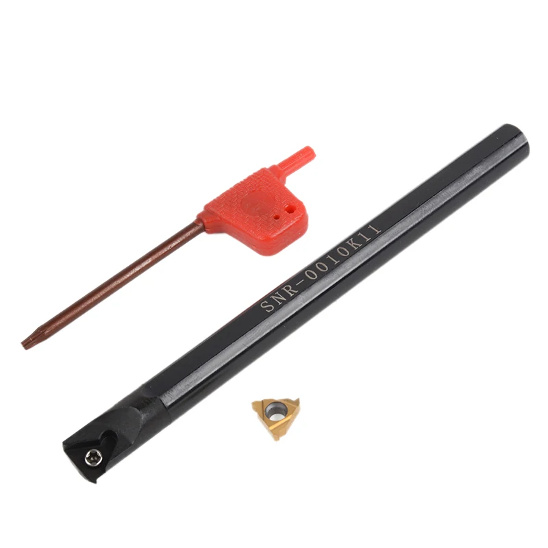 ABGG-1Pc Snr0010k11 Internal Tool Boring Holder+ Wrench + 11Ir A60 Carbide Insert For Lathe Threading Turning Tool
ABGG-1Pc Snr0010k11 Internal Tool Boring Holder+ Wrench + 11Ir A60 Carbide Insert For Lathe Threading Turning Tool