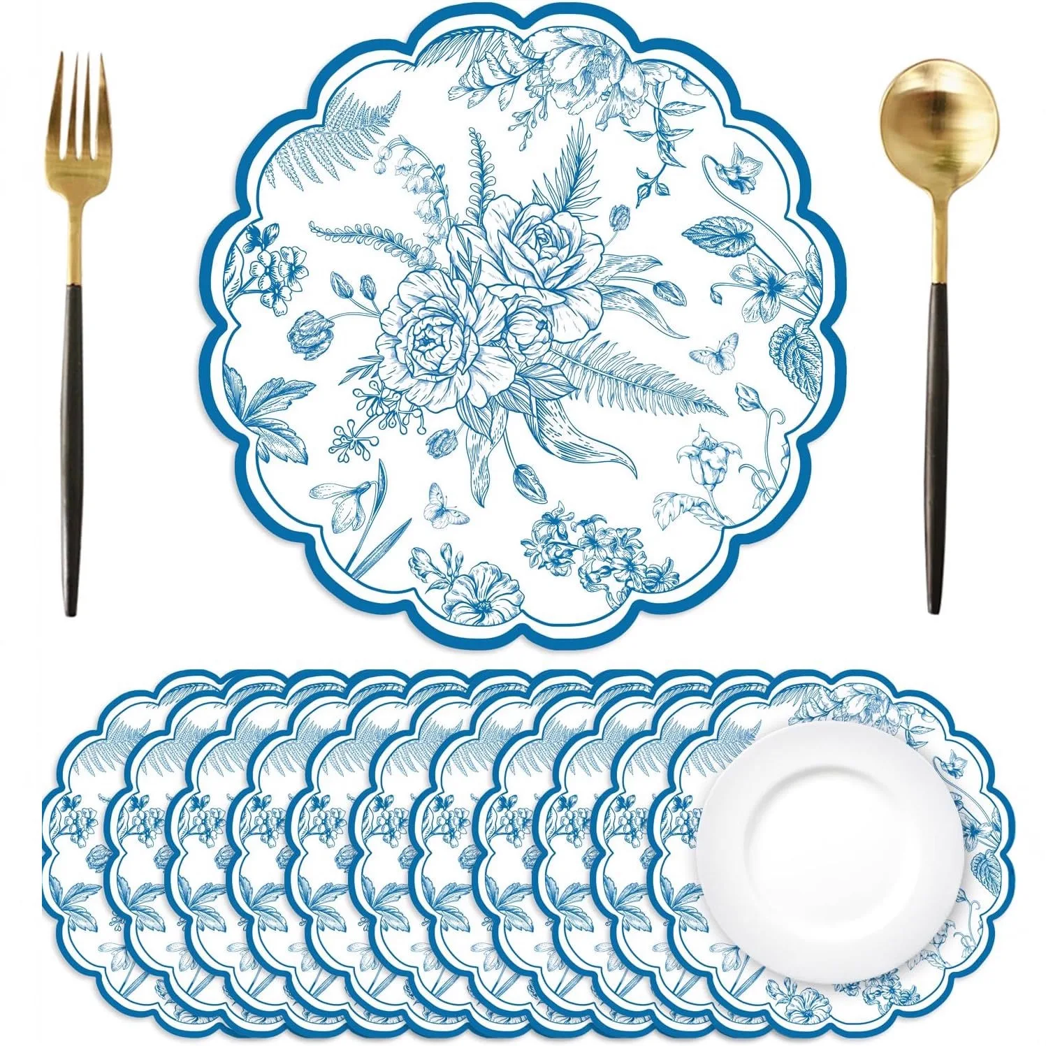 CX floral paper placemat, desktop setting wedding tea party decoration birthday party supplies
CX floral paper placemat, desktop setting wedding tea party decoration birthday party supplies