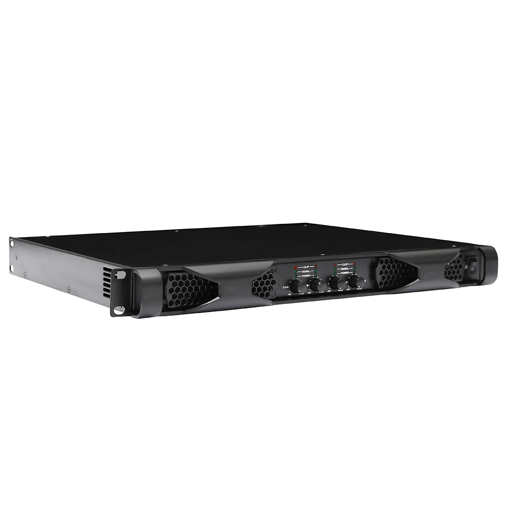 Paulkitson DN-4080 Professional 4-Channel Audio Power Amplifier 800W Black Class D With Metal Shell 1 Year Warranty And Radio
Paulkitson DN-4080 Professional 4-Channel Audio Power Amplifier 800W Black Class D With Metal Shell 1 Year Warranty And Radio