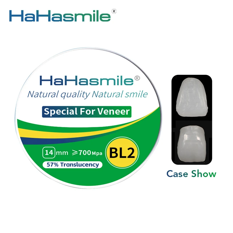 TT Multilayer Zirconia Blocks BL2 Translucence 57% Special For Veneer High Aesthetic Veneering Dental Lab Material
TT Multilayer Zirconia Blocks BL2 Translucence 57% Special For Veneer High Aesthetic Veneering Dental Lab Material