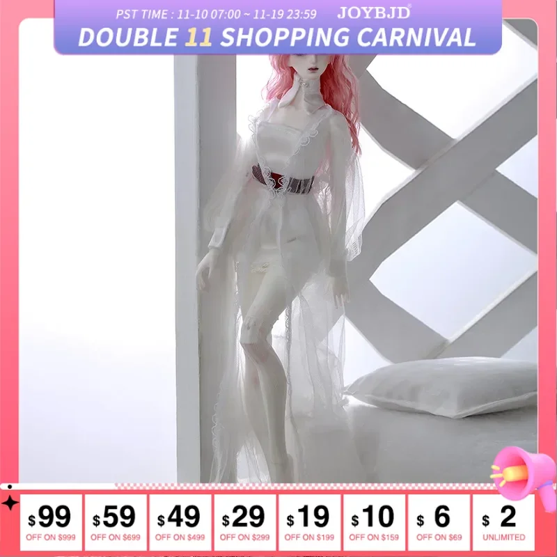 Joybjd 1/4 Benu Fullset B BJD Doll Elegant Fashion Model in White Clothes Art Collection Resin Toy
Joybjd 1/4 Benu Fullset B BJD Doll Elegant Fashion Model in White Clothes Art Collection Resin Toy