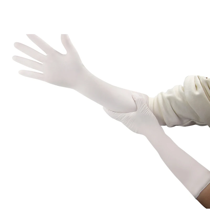 H-6001 16inch Extra-Long Thickened Nitrile Gloves High Elasticity Anti-Slip Vacuum Packed for Healthcare Electronics Cleanrooms
H-6001 16inch Extra-Long Thickened Nitrile Gloves High Elasticity Anti-Slip Vacuum Packed for Healthcare Electronics Cleanrooms