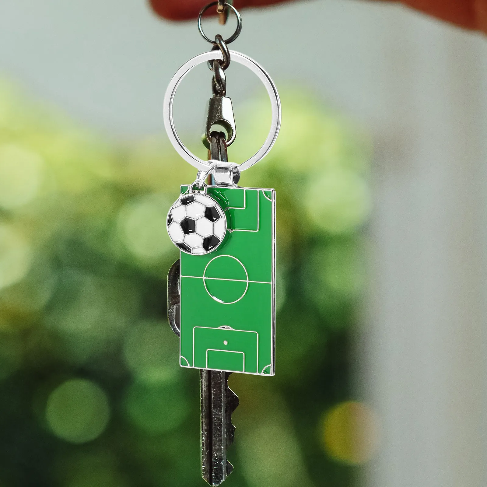 2Pcs Football Field Hanging Pendant Creative Cartoon Key Chain Pendant Sturdy Zinc Alloy Bag Car Key Accessory Gift Green
2Pcs Football Field Hanging Pendant Creative Cartoon Key Chain Pendant Sturdy Zinc Alloy Bag Car Key Accessory Gift Green