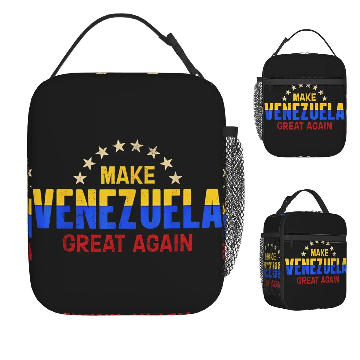 Make Venezuela Great Again Venezuela Flag Lunch Bag Portable Lunch Box Picnic Design Cooler Bag Oxford Thermal Tote Handbags
Make Venezuela Great Again Venezuela Flag Lunch Bag Portable Lunch Box Picnic Design Cooler Bag Oxford Thermal Tote Handbags