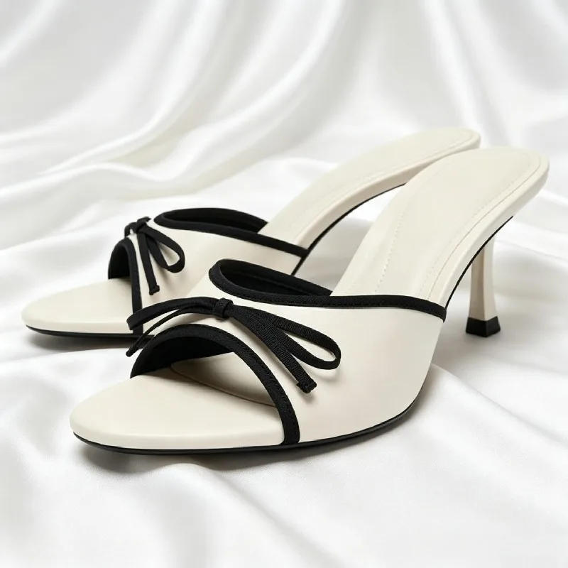 Sweet Bow Detail Mule Sandals Women Unique Contrasting Binding Stiletto Slide Sandals Fashion Round-toe Open-toe Designer Shoes
Sweet Bow Detail Mule Sandals Women Unique Contrasting Binding Stiletto Slide Sandals Fashion Round-toe Open-toe Designer Shoes
