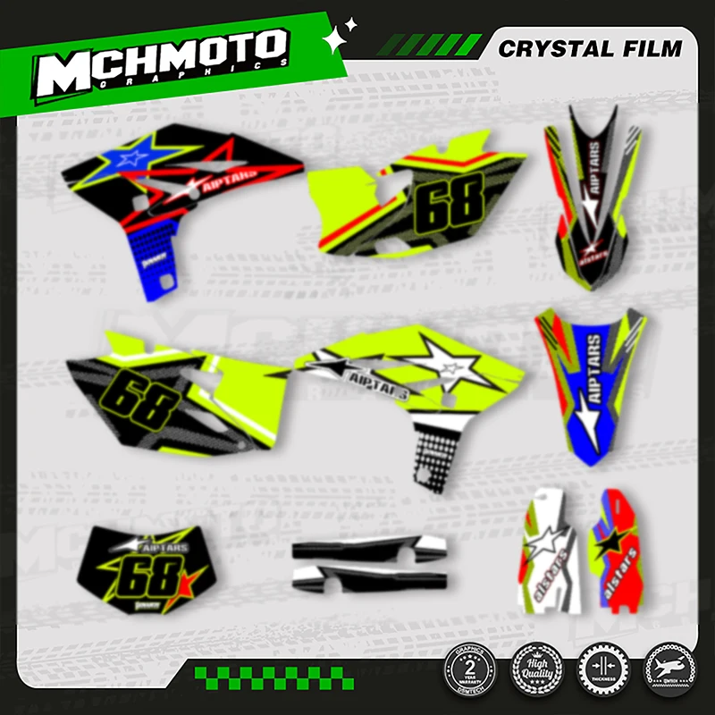 MCHMFG Motorcycle Graphics Background Decal Adhesive Stickers Kits For YAMAHA WRF450 2012 2013 2014 2015
MCHMFG Motorcycle Graphics Background Decal Adhesive Stickers Kits For YAMAHA WRF450 2012 2013 2014 2015