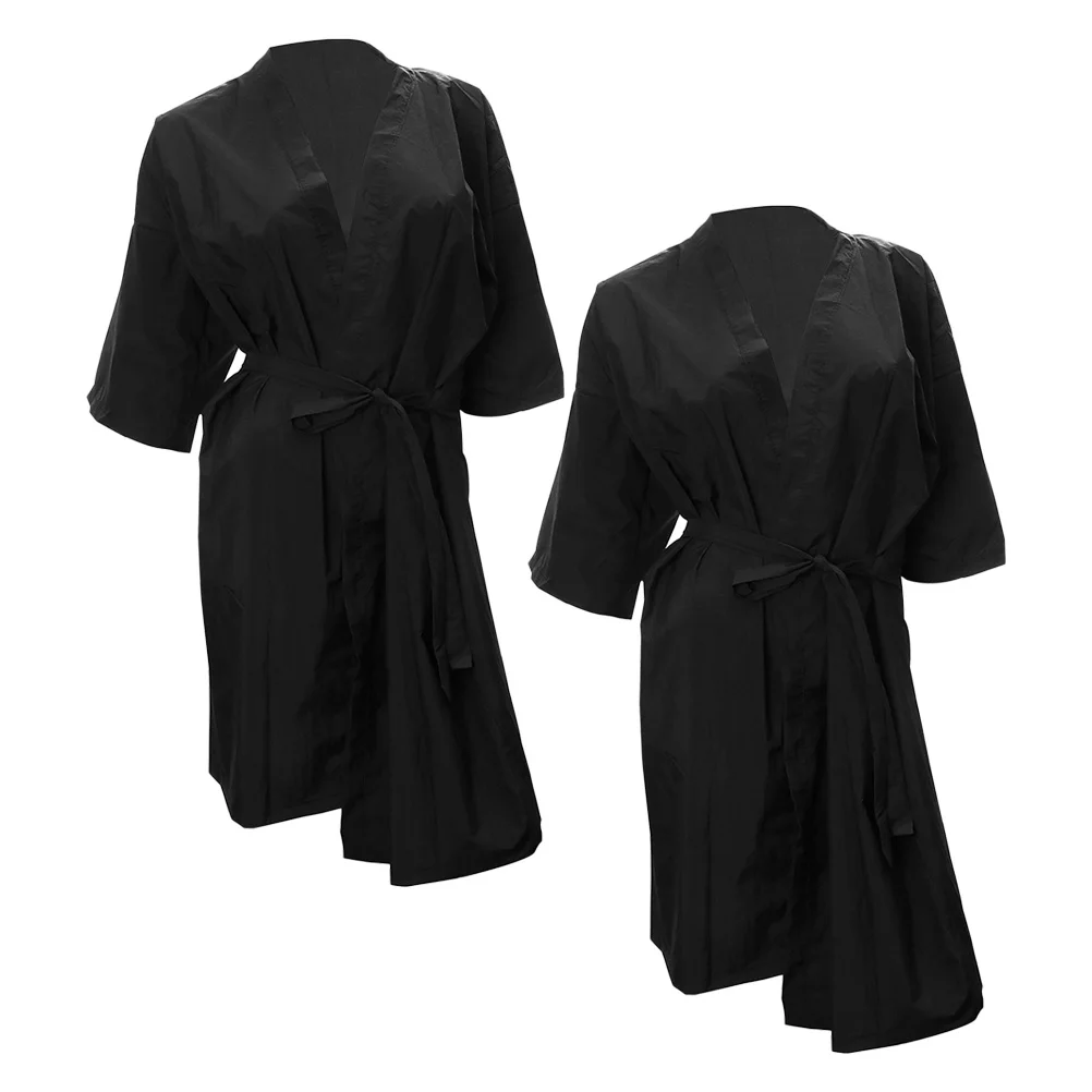 2pcs Spa Robe Salon Client Gown Beauty Bathrobe Adjustable Waist Strap Quick Dry Breathable Hairdresser Barber Shop Gym
2pcs Spa Robe Salon Client Gown Beauty Bathrobe Adjustable Waist Strap Quick Dry Breathable Hairdresser Barber Shop Gym