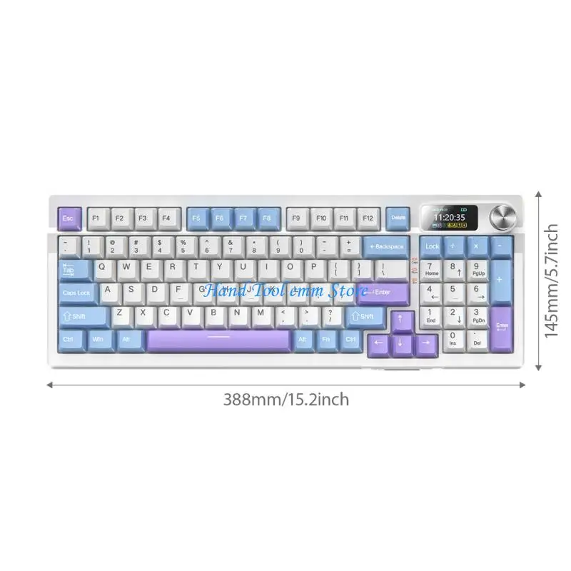 H37F Tripartition Manner Mechanical Keyset 8000mAh Large Battery Backlit Quiet Typing 5 Layer Sound Dampening Radio
H37F Tripartition Manner Mechanical Keyset 8000mAh Large Battery Backlit Quiet Typing 5 Layer Sound Dampening Radio