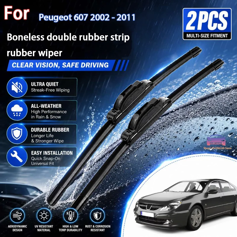 Front Wiper Blades For Peugeot 607 2002 - 2011 Windshield Windscreen Clean Window Car Rain Brushes Nature 26"+22"
Front Wiper Blades For Peugeot 607 2002 - 2011 Windshield Windscreen Clean Window Car Rain Brushes Nature 26"+22"