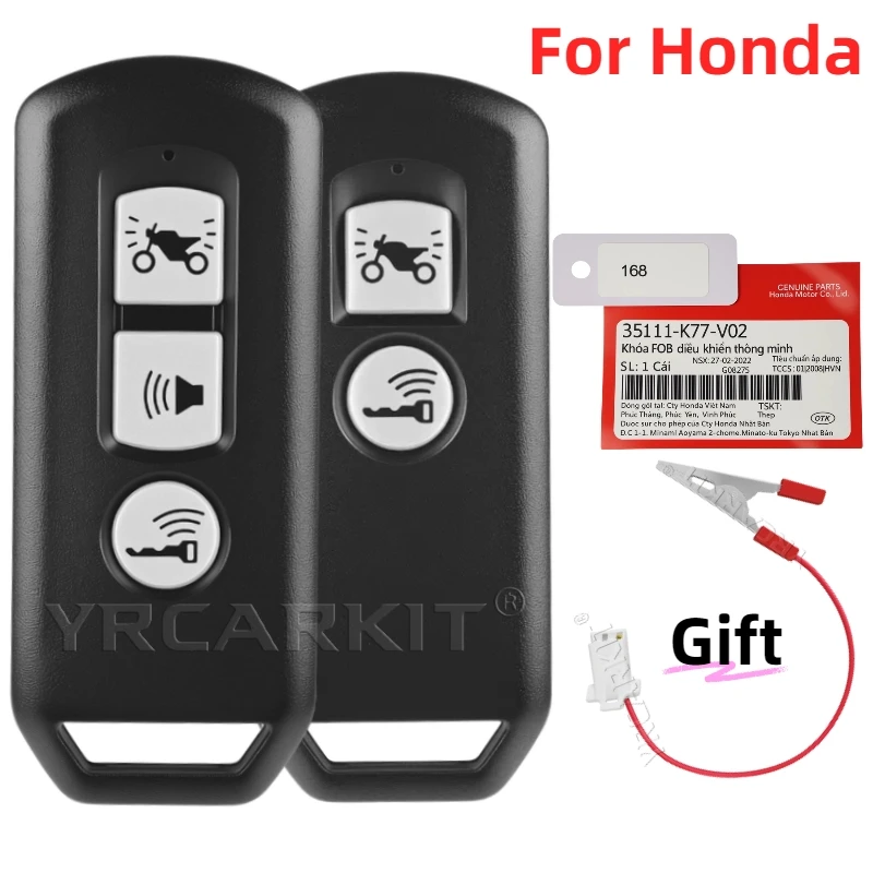 Умный ключ-пульт для мотоцикла с функцией бесключевого доступа для Honda Scooter K77 K29 K96 ADV SH 150 Forza 300 PCX150, карта с чипом 47 Line
Умный ключ-пульт для мотоцикла с функцией бесключевого доступа для Honda Scooter K77 K29 K96 ADV SH 150 Forza 300 PCX150, карта с чипом 47 Line