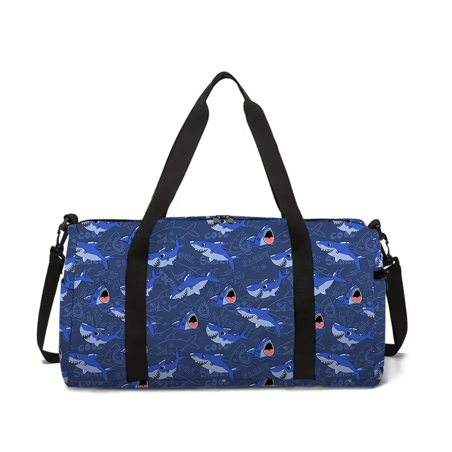 Shark Pattern Large Capacity Luggage Bag for Boy/Girl Best Gift 3D Cartoon Travel Duffels Outdoor Fitness Bag for Children
Shark Pattern Large Capacity Luggage Bag for Boy/Girl Best Gift 3D Cartoon Travel Duffels Outdoor Fitness Bag for Children