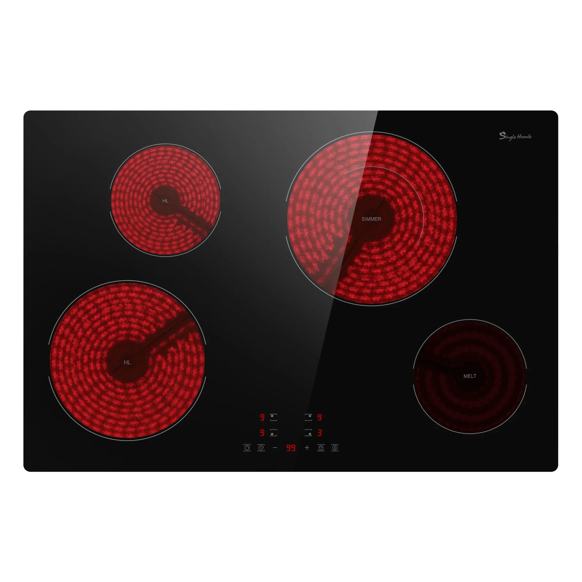 Elegant 30-Inch 4-Burner Electric Ceramic Cooker Stylish Design Built-in Installation for Kitchen Enhancement RV Household Use
Elegant 30-Inch 4-Burner Electric Ceramic Cooker Stylish Design Built-in Installation for Kitchen Enhancement RV Household Use