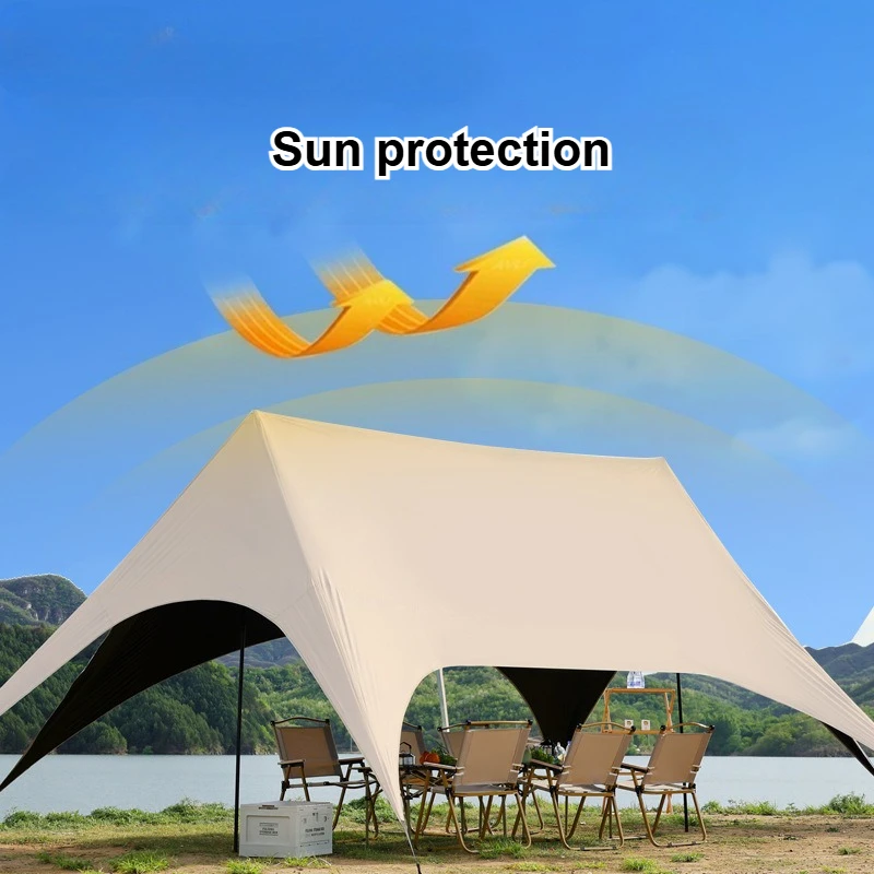 Portable Outdoor Camping Shelters Sun Protection Waterproof Oxford Cloth Thickened Sun Shelter Large Space Quick Opening Shelter
Portable Outdoor Camping Shelters Sun Protection Waterproof Oxford Cloth Thickened Sun Shelter Large Space Quick Opening Shelter