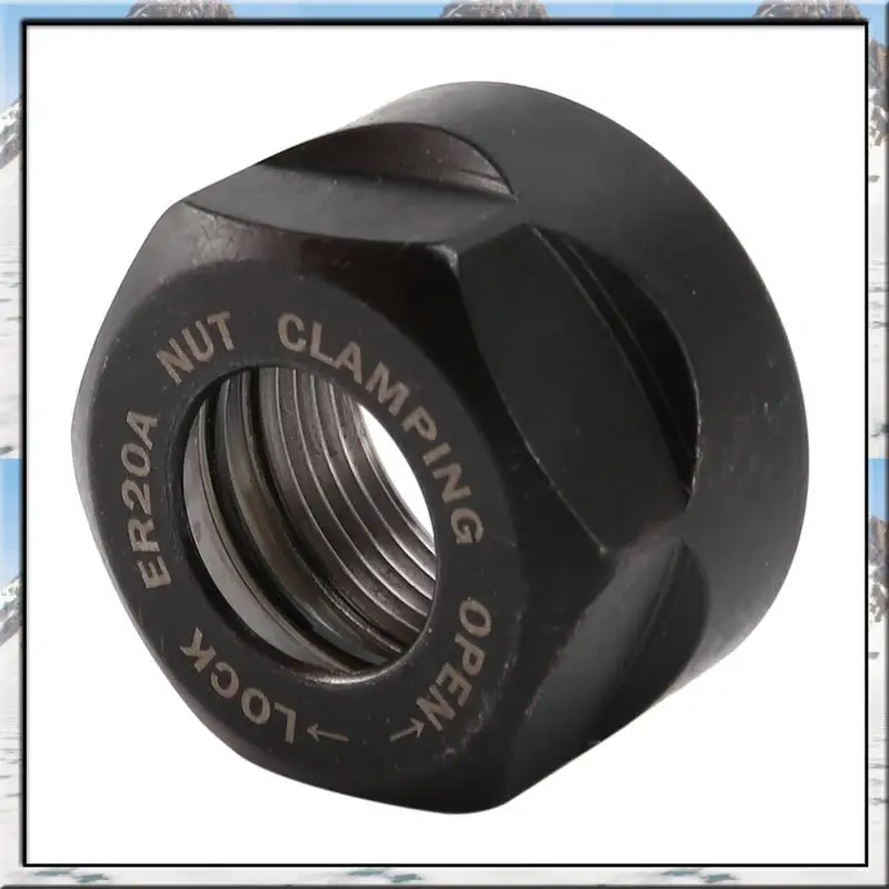 AS59-8X ER20 Цанговые зажимные гайки для держателя фрезерного патрона с ЧПУ Токарный станок
AS59-8X ER20 Цанговые зажимные гайки для держателя фрезерного патрона с ЧПУ Токарный станок