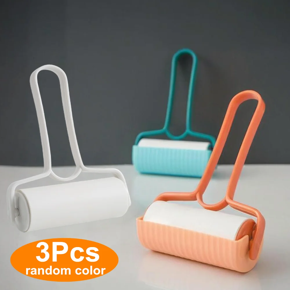 3Pcs Sticky Lint Roller Dust Removes Lint Tape Pet Hair Remover Household Cleaning Roll Paper Sticky Plush Brush random color
3Pcs Sticky Lint Roller Dust Removes Lint Tape Pet Hair Remover Household Cleaning Roll Paper Sticky Plush Brush random color