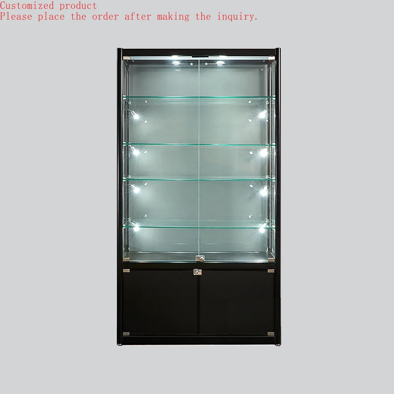 Custom.Modern Design Logo Customized Aluminum Glass Smoke Display Cabinet Jewelry Store Display Cabinet with Glass Optical Showc
Custom.Modern Design Logo Customized Aluminum Glass Smoke Display Cabinet Jewelry Store Display Cabinet with Glass Optical Showc