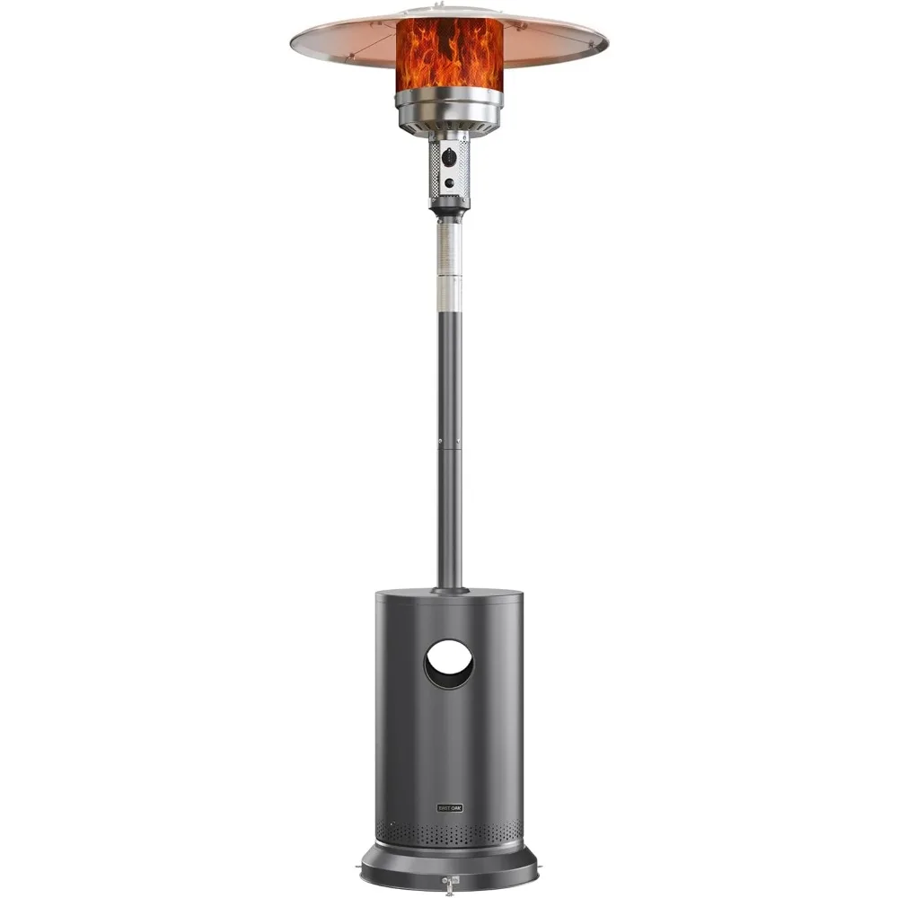 48,000 BTU Patio Heater for Outdoor Use with Round Table Design, Double-Layer Stainless Steel Burner, Wheels, Triple Protection
48,000 BTU Patio Heater for Outdoor Use with Round Table Design, Double-Layer Stainless Steel Burner, Wheels, Triple Protection