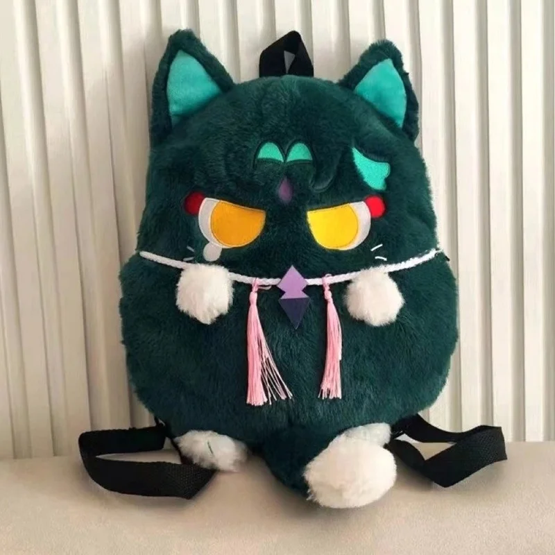 Новая плюшевая сумка Genshin Impact Scaramouche Cat Wanderer, мягкая игрушка для косплея, милая сумка на плечо, рюкзаки для кукол, детские подарки на день рождения
Новая плюшевая сумка Genshin Impact Scaramouche Cat Wanderer, мягкая игрушка для косплея, милая сумка на плечо, рюкзаки для кукол, детские подарки на день рождения
