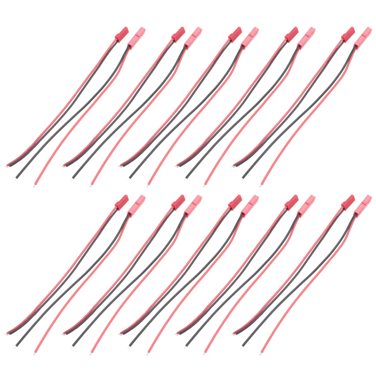 10 Pairs 150mm JST Connector Plug Cable Line Male+Female for RC BEC Lipo Battery
10 Pairs 150mm JST Connector Plug Cable Line Male+Female for RC BEC Lipo Battery