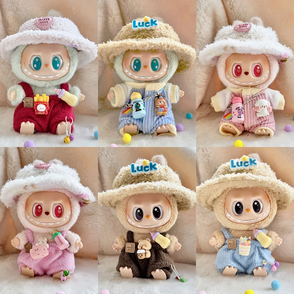Only Clothes Plush Doll Pendant Set Overalls Hat for 15-18cm Labbubu Doll Macaron Cute Clothing V1 V2 Doll Clothing ( No Doll)
Only Clothes Plush Doll Pendant Set Overalls Hat for 15-18cm Labbubu Doll Macaron Cute Clothing V1 V2 Doll Clothing ( No Doll)