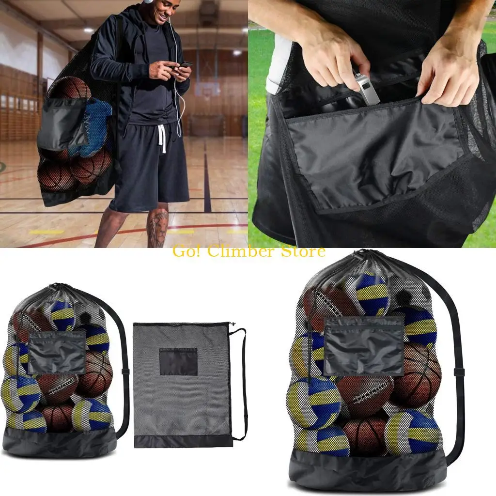 Q84C Basketball Storage Bag Mesh Team Player Net Bags Volleyball Mesh Bag for Outdoor Football Net Bag Mesh Fabric Ball Bags
Q84C Basketball Storage Bag Mesh Team Player Net Bags Volleyball Mesh Bag for Outdoor Football Net Bag Mesh Fabric Ball Bags
