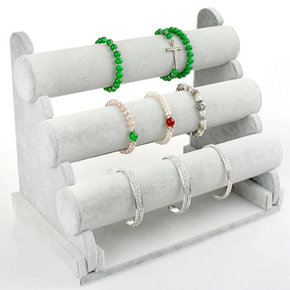 Съемная подставка-держатель для браслетов, идеально подходит для демонстрации, хранения и защиты украшений, для использования дома и в магазине, серый цвет.
Съемная подставка-держатель для браслетов, идеально подходит для демонстрации, хранения и защиты украшений, для использования дома и в магазине, серый цвет.