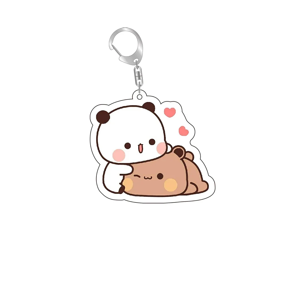 Dudu Bubu Anime Key Chain Super Cute Couple White and Grey Couple Bear Panda Acrylic Keychains Ring for Accessories Bag Pendant
Dudu Bubu Anime Key Chain Super Cute Couple White and Grey Couple Bear Panda Acrylic Keychains Ring for Accessories Bag Pendant