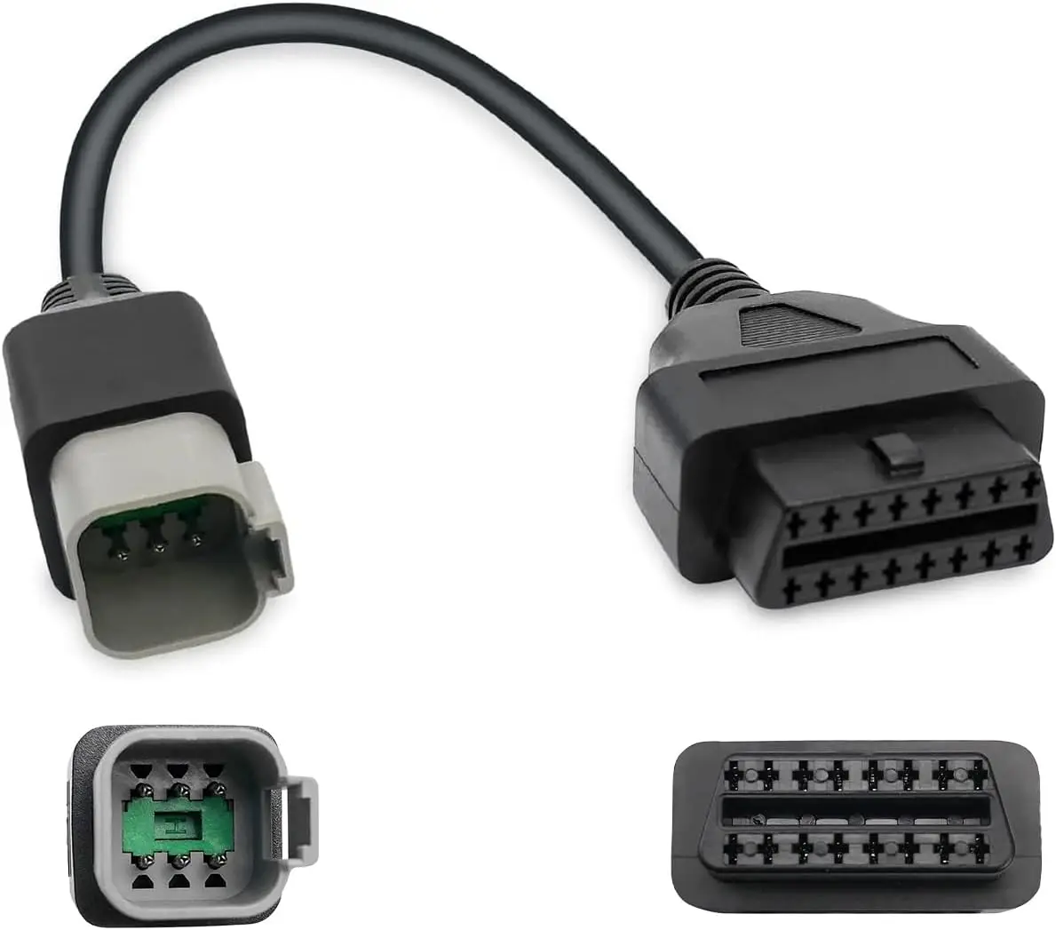 6Pin to 16Pin Motorcycle 6 Pin OBD Diagnostic Cable Adapter for BRP Moto ATV UTV Motorcycle Bike Clut
6Pin to 16Pin Motorcycle 6 Pin OBD Diagnostic Cable Adapter for BRP Moto ATV UTV Motorcycle Bike Clut
