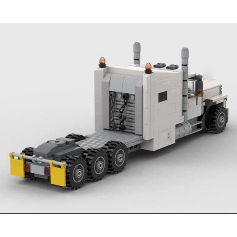MOC-211437 New Classic Three-Axle Semi-Trailer Truck Building Block Model 445 Parts Boys Children's Birthday Christmas Toy Gift
MOC-211437 New Classic Three-Axle Semi-Trailer Truck Building Block Model 445 Parts Boys Children's Birthday Christmas Toy Gift
