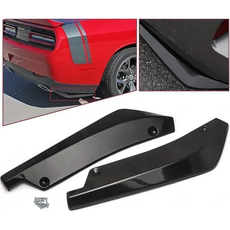 Universal Car Rear Bumper Lip Diffuser, Carbon Fiber Style Anti-Crash Corner Spoiler Canard Trim for Car SUV
Universal Car Rear Bumper Lip Diffuser, Carbon Fiber Style Anti-Crash Corner Spoiler Canard Trim for Car SUV