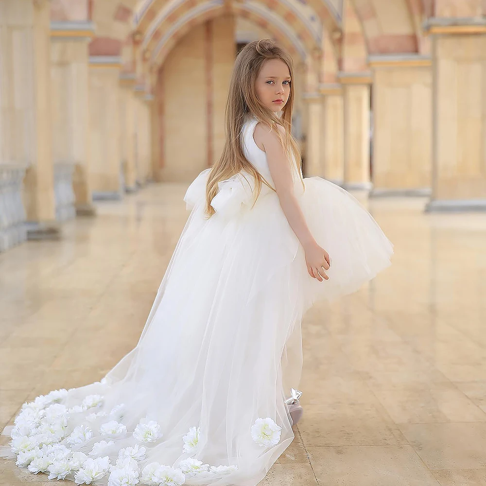 High-Low Princess Flower Girl Dress for Wedding Tulle 3D Flowers Cupcake First Communion Dress Birthday Gown Size 1-14T
High-Low Princess Flower Girl Dress for Wedding Tulle 3D Flowers Cupcake First Communion Dress Birthday Gown Size 1-14T