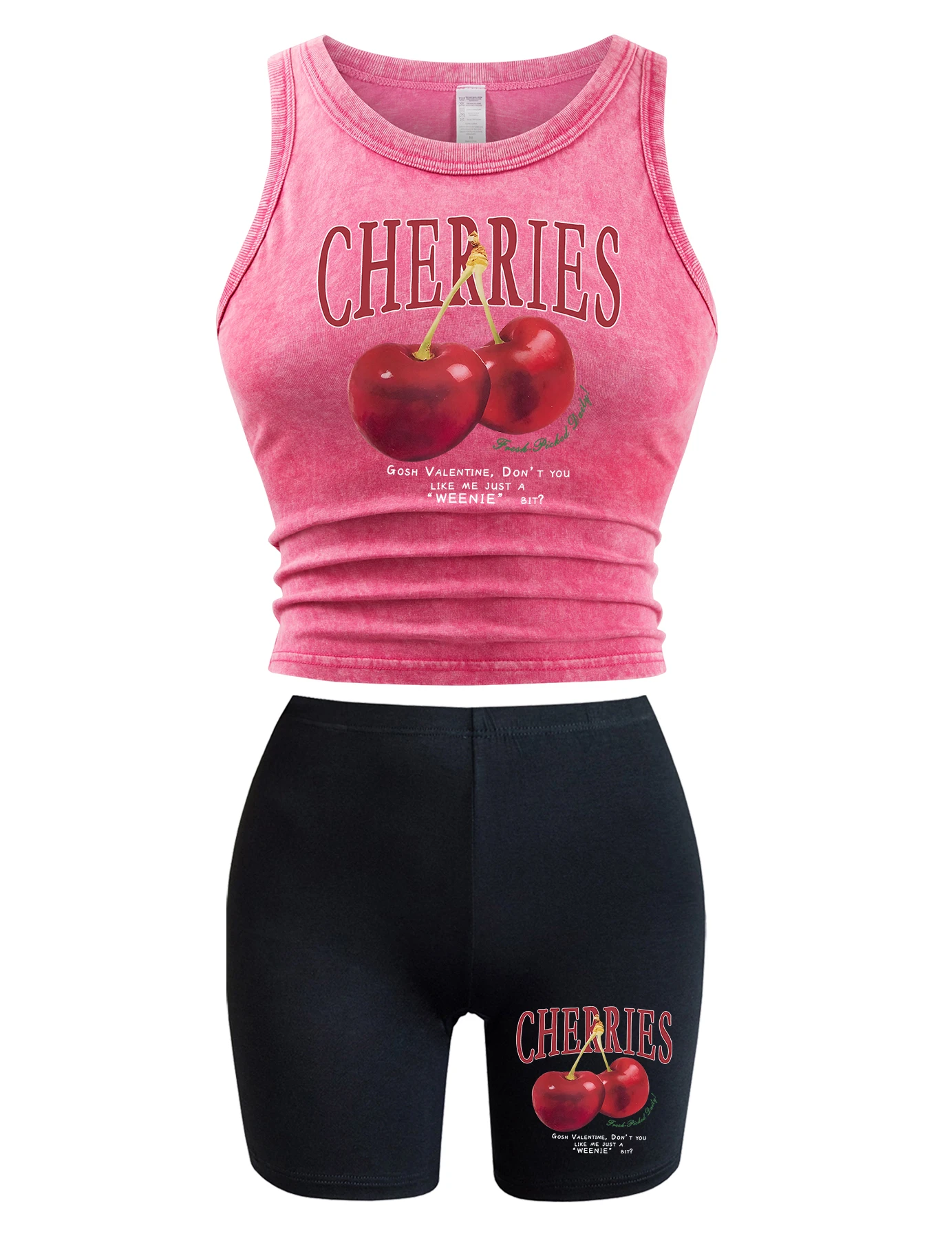 Cherries Fruit Fresh Picked Daily Prints Women Washed Tank Tops Sport Cotton Vests Elastic Short Pants Crewneck Summer Vest
Cherries Fruit Fresh Picked Daily Prints Women Washed Tank Tops Sport Cotton Vests Elastic Short Pants Crewneck Summer Vest