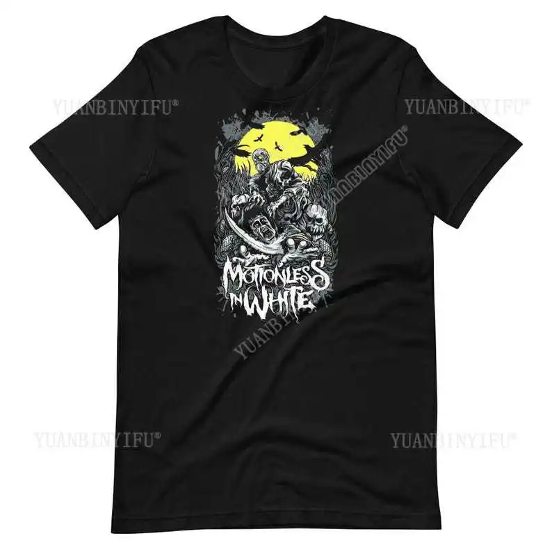 Белая футболка Motionless in White: футболка Metalcore Band, готический дизайн, готическая смерть, трэш-мелодик, новая металлическая группа, хлопок с коротким рукавом
Белая футболка Motionless in White: футболка Metalcore Band, готический дизайн, готическая смерть, трэш-мелодик, новая металлическая группа, хлопок с коротким рукавом