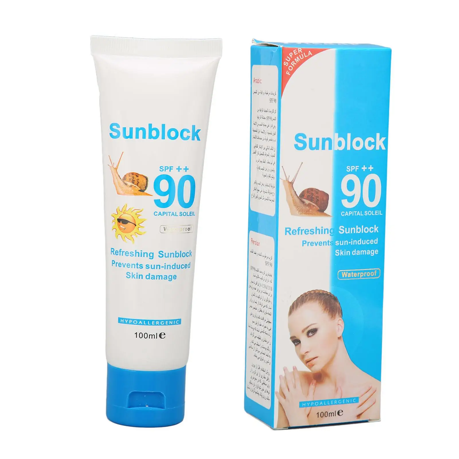 Увлажняющий солнцезащитный крем SPF90PA ++ с защитой UVA UVB для мужчин и женщин, 100 мл
Увлажняющий солнцезащитный крем SPF90PA ++ с защитой UVA UVB для мужчин и женщин, 100 мл