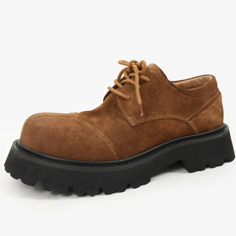 Европейские/американские туфли дерби в стиле ретро, мужские легкие кожаные туфли из натуральной кожи на толстой подошве, обувь из матовой воловьей кожи
Европейские/американские туфли дерби в стиле ретро, мужские легкие кожаные туфли из натуральной кожи на толстой подошве, обувь из матовой воловьей кожи