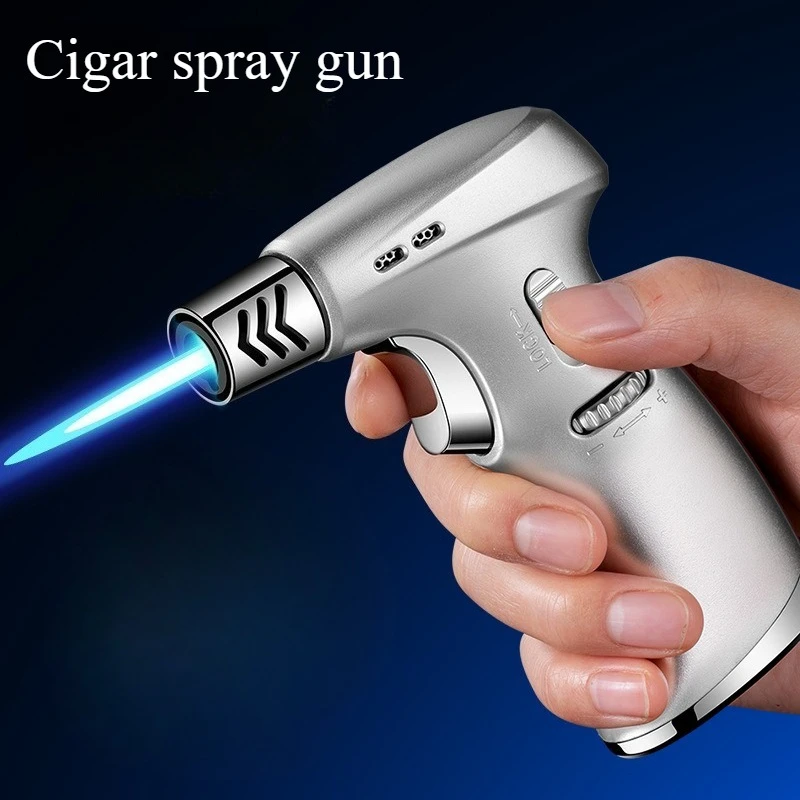 Portable Butane Torch Jet Flame Lighter Kitchen Cooking Welding Windproof Lighter Outdoor Camping Barbecue Quick Ignition Tool
Portable Butane Torch Jet Flame Lighter Kitchen Cooking Welding Windproof Lighter Outdoor Camping Barbecue Quick Ignition Tool
