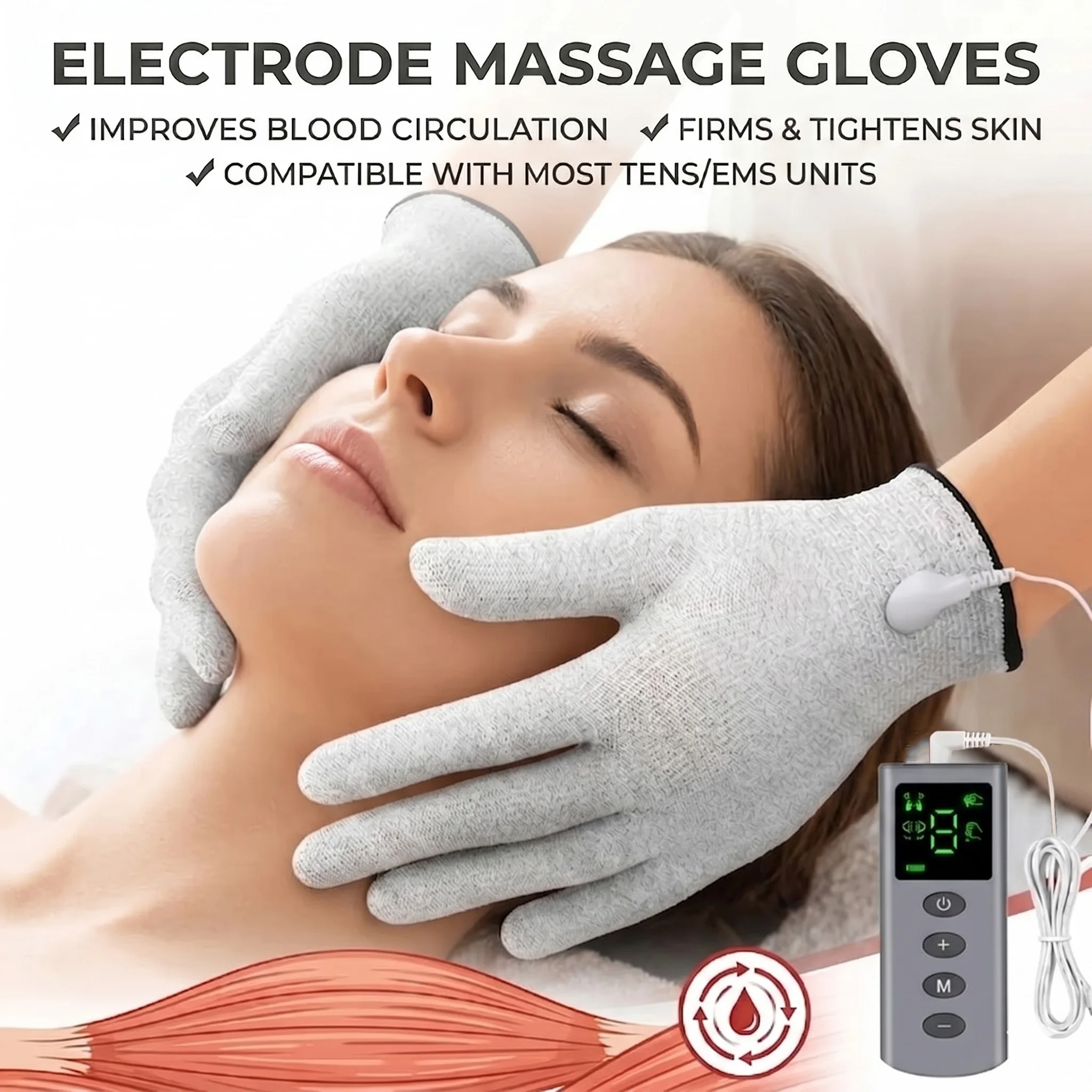 EMS Tens Machine Unit 9 Intensity Muscle Stimulator Massager Pulse Gloves Physiotherapy Acupuncture Pain Relief Body Health Care
EMS Tens Machine Unit 9 Intensity Muscle Stimulator Massager Pulse Gloves Physiotherapy Acupuncture Pain Relief Body Health Care
