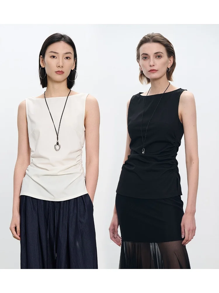 CE&MO Летний женский модный топ-жилет с высокой талией, эластичный, с эффектом утяжки, экологичный, для повседневной носки, простой крой, фасон «лодочка»
CE&MO Летний женский модный топ-жилет с высокой талией, эластичный, с эффектом утяжки, экологичный, для повседневной носки, простой крой, фасон «лодочка»