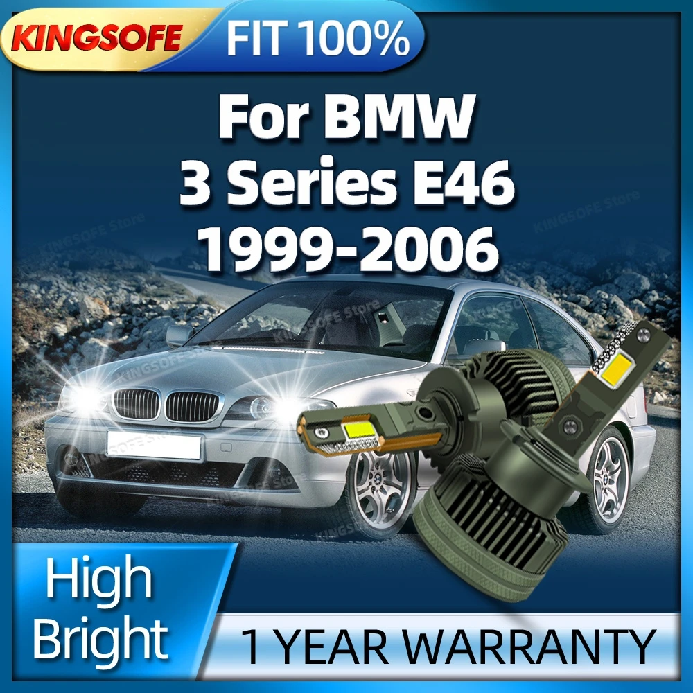2PCS LED Headlight HID D2S Headlamp 50000LM Car Light Turbo Lamp Canbus 6000K For BMW 3 Series E46 1999-2006 2002 2003 2004 2005
2PCS LED Headlight HID D2S Headlamp 50000LM Car Light Turbo Lamp Canbus 6000K For BMW 3 Series E46 1999-2006 2002 2003 2004 2005