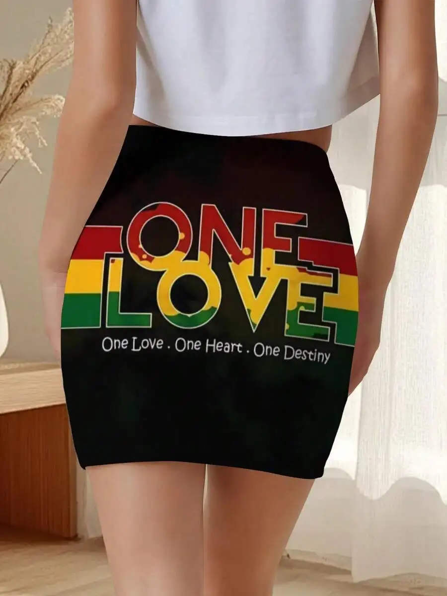 Women Bodycon Skirt One Love Jamaican Colors Music Festival Casual Summer Wear
Women Bodycon Skirt One Love Jamaican Colors Music Festival Casual Summer Wear