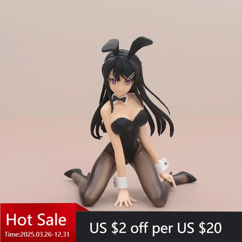 10cm Anime Role Toradora Sakurajima Rabbit Girl Kneeling Sexy Pretty Girl Car Desktop Ornament Small Figurines & Miniatures Gift
10cm Anime Role Toradora Sakurajima Rabbit Girl Kneeling Sexy Pretty Girl Car Desktop Ornament Small Figurines & Miniatures Gift