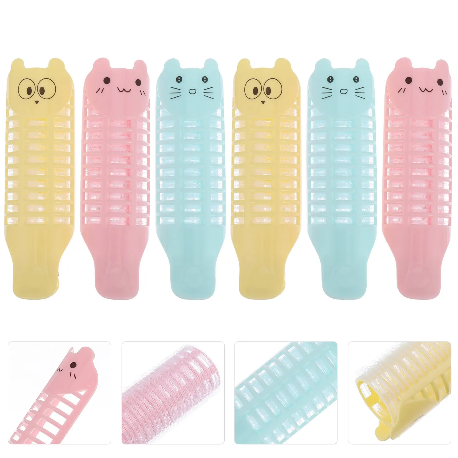 Набор для завивки волос из 6 предметов: многофункциональные бигуди для объемных локонов без повреждения волос, складные, компактные, подходят для всех типов волос
Набор для завивки волос из 6 предметов: многофункциональные бигуди для объемных локонов без повреждения волос, складные, компактные, подходят для всех типов волос