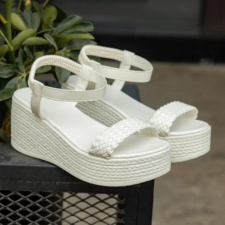 Women's Outdoor Wedges Platform Sandals 2025 New Summer Round Toe High Heel Shoes for Women Open Toe White Dress Shoes
Women's Outdoor Wedges Platform Sandals 2025 New Summer Round Toe High Heel Shoes for Women Open Toe White Dress Shoes